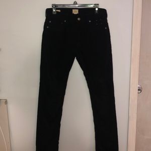 J Crew black corduroy pants